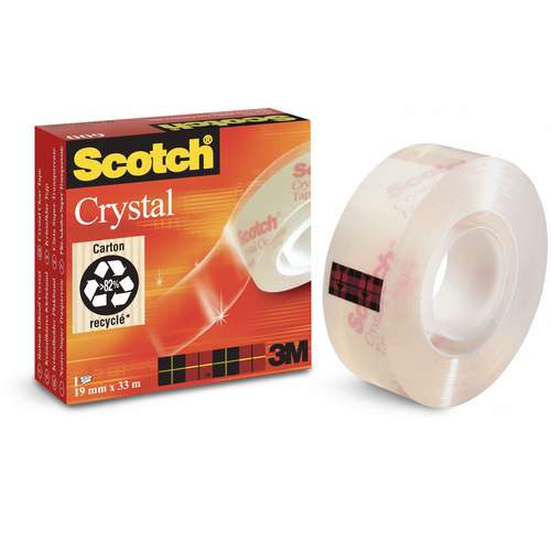 Cinta adhesiva Scotch Crystal Clear 600 