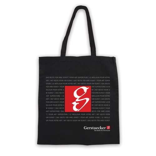 Tote bags en algodón negro Gerstaecker 