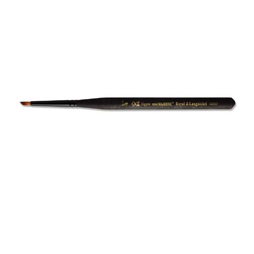Mini pinceles Majestic Stippler punta plana biselada Stippler, serie R4200D Series Royal & Langnickel 