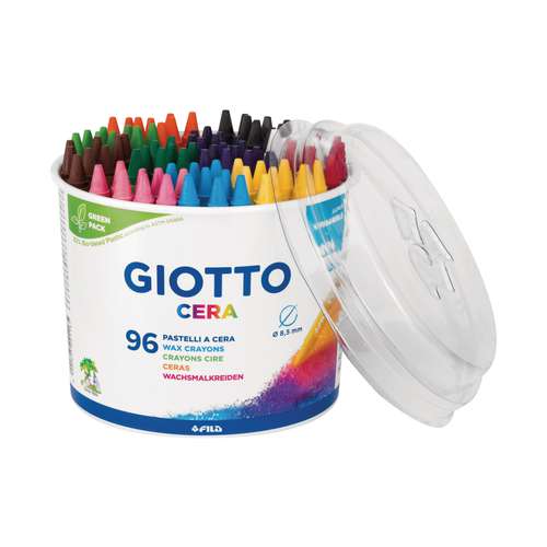 Caja de 96 lápices de cera Cera Giotto 