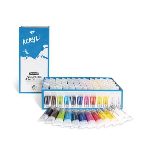 Set de colores acrílicos finos Schmincke Akademie 