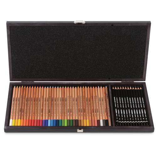 Cofre de madera Polycolor / Artdesign Lyra 48 lápices 