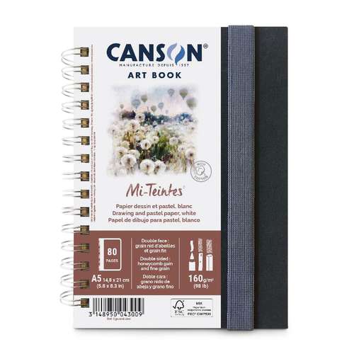 Cuaderno ArtBook técnicas secas 'Mi-Teintes" Canson 