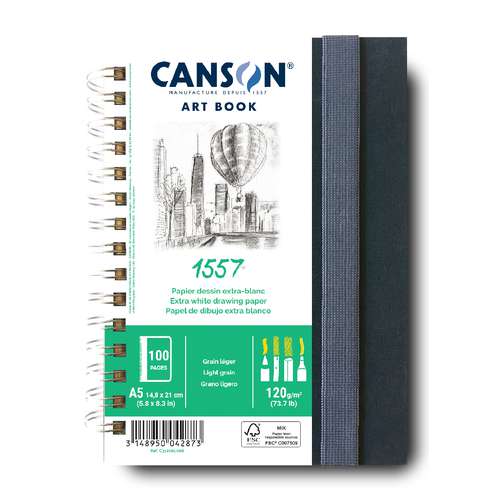 Cuadernos Art Book técnicas secas 120 a 180 g/m² Canson 