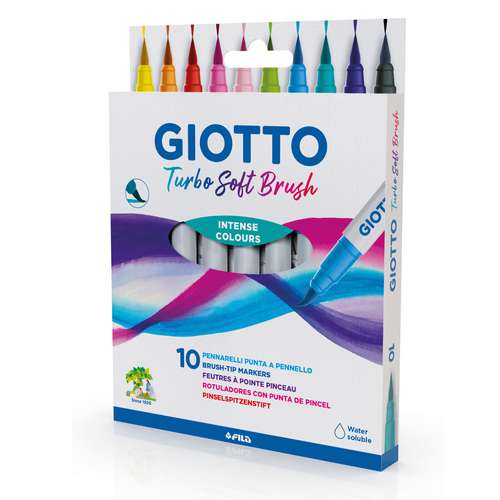 Lote de 10 fieltros turbo Brush Giotto 