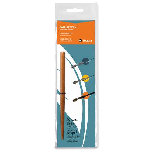 Set portapluma + 3 plumas Brause 
