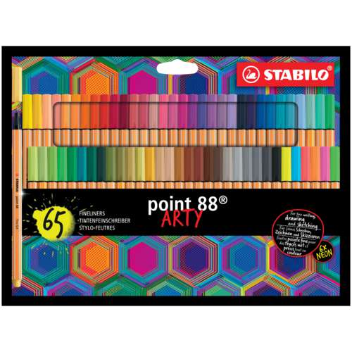 Juegos de rotuladores STABILO® point 88 ARTY, Set 66306