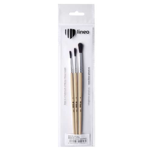 Set de pinceles escolares serie 570 Lineo 