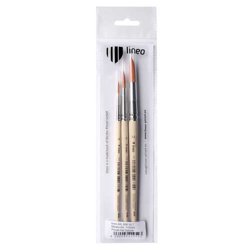 Set de pinceles escolares serie 578 Lineo School Synthetics 