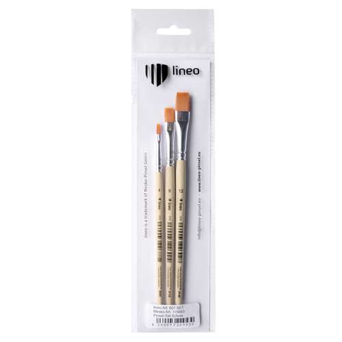 Set de pinceles escolares serie 579 Lineo School Synthetics 