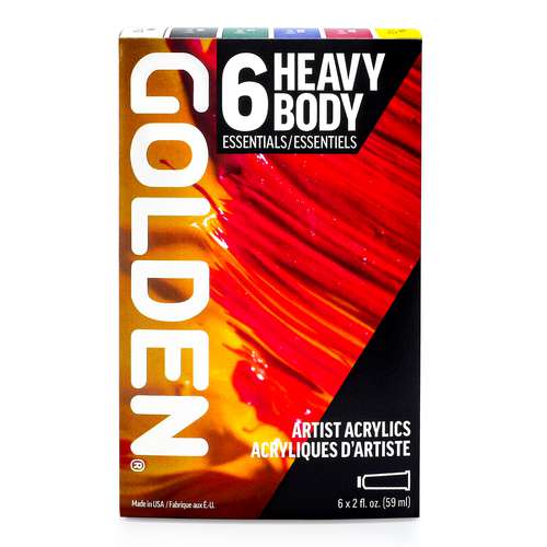 Estuches Heavy Body 6 colores 59ml Golden 