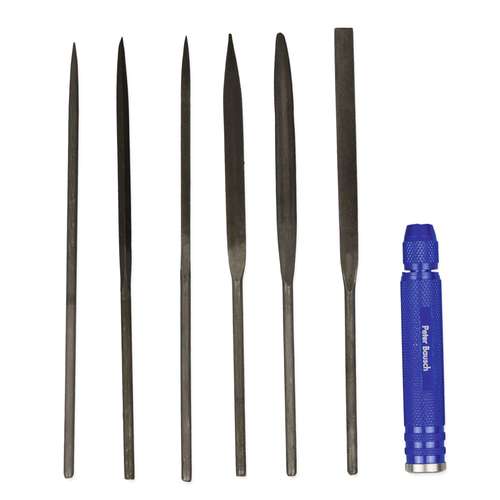Set de 7 limas de aguja Pebaro 