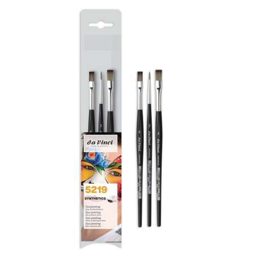 Set de pinceles de face painting serie 5219 da Vinci 