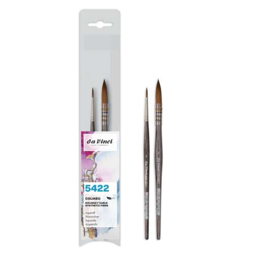 Set de pinceles para acuarela serie 5422 da Vinci Colineo 