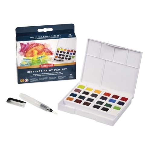 Estuche de pintura acuarela Inktense Derwent 