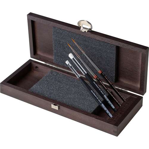 Set de pinceles para pintura en miniatura serie 4027 da Vinci 4 pinceles 