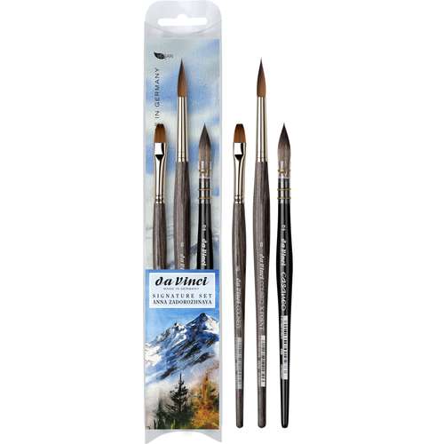 Set de pinceles serie 11753 da Vinci Signature de Anna Zadorozhnaya 