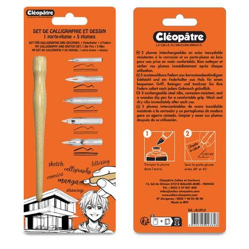 Cléopâtre – Porta plumas + 5 plumillas 