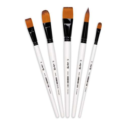 Set de 5 pinceles anchos n°1 Darwi for You 