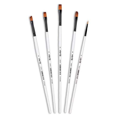 Set de 5 pinceles finos n.° 2 Darwi for You 