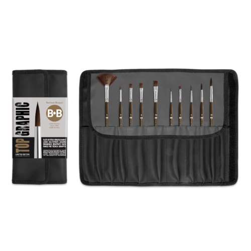 Set de 10 pinceles Top Graphic Borciani e Bonazzi 