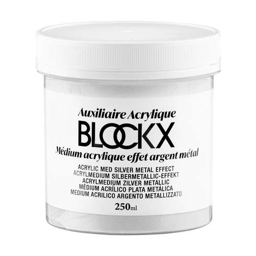 Medium con efecto plata metalizado Blockx 