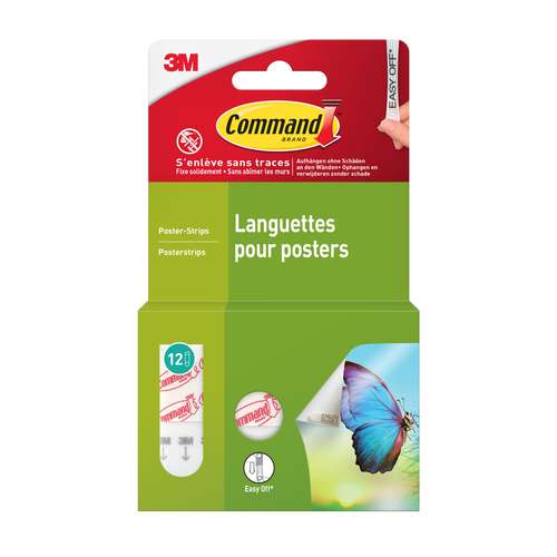 Tiras para póster 3M Command™ 