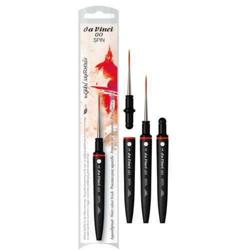 Pincel acuarela para viajes serie 8280 Go Spin da Vinci 
