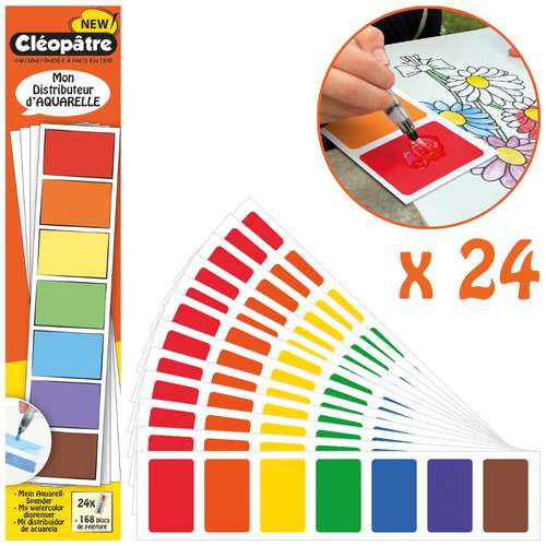 Dispensador de pintura acuarela Cléopâtre 