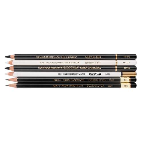 Set de 5 lápices Toison d'Or Gioconda para técnicas secas Koh-I-Noor 
