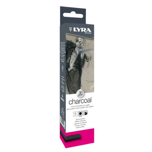 Lote de 5 carboncillos gruesos Lyra 