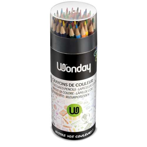 Estuche de 48 lápices de colores Wonday 