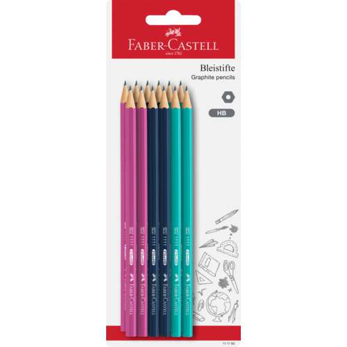 Set de 12 lápices de grafito HB Faber-Castell 